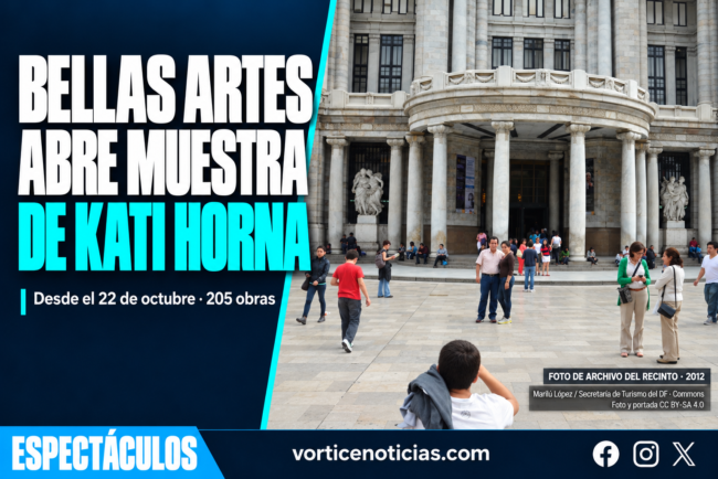 Portada Vórtice: Bellas Artes abre una muestra de Kati Horna; fotografía de archivo del recinto de 2012