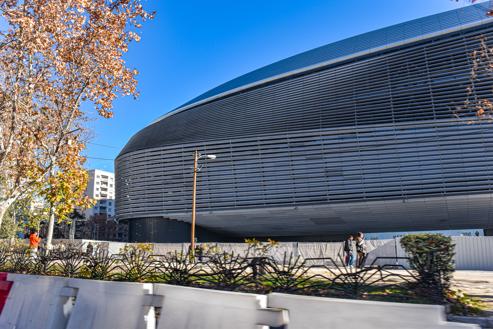 Fachada del estadio Santiago Bernabéu fotografiada el 26 de diciembre de 2024