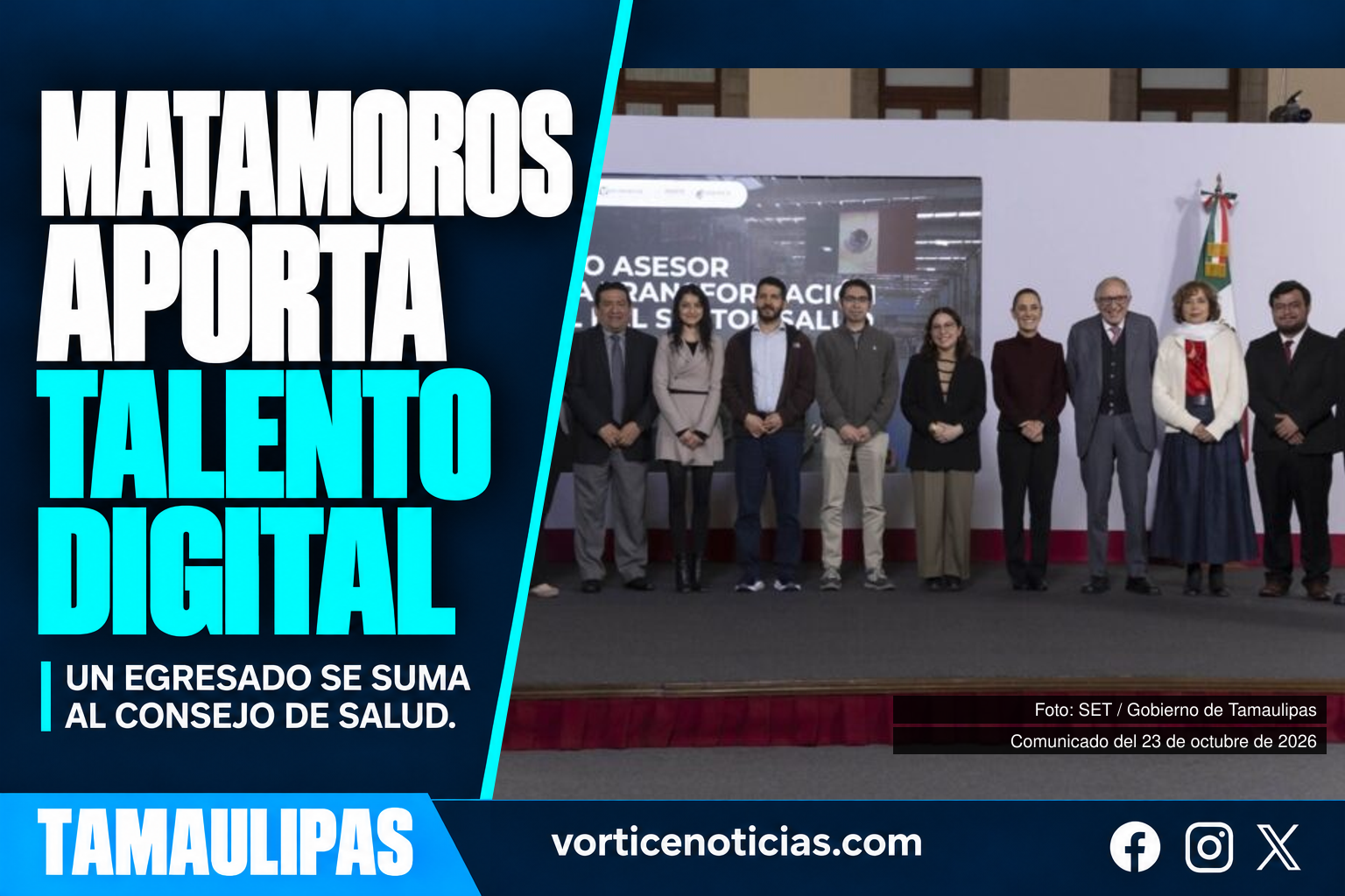 Portada Vórtice: Matamoros aporta talento digital