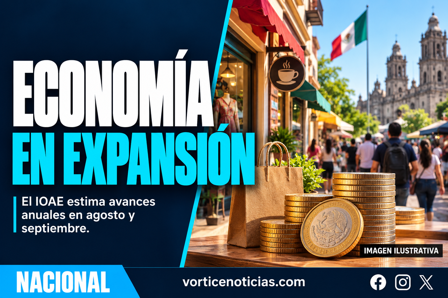 IOAE ESTIMA CRECIMIENTO ANUAL DE 3.7% PARA SEPTIEMBRE