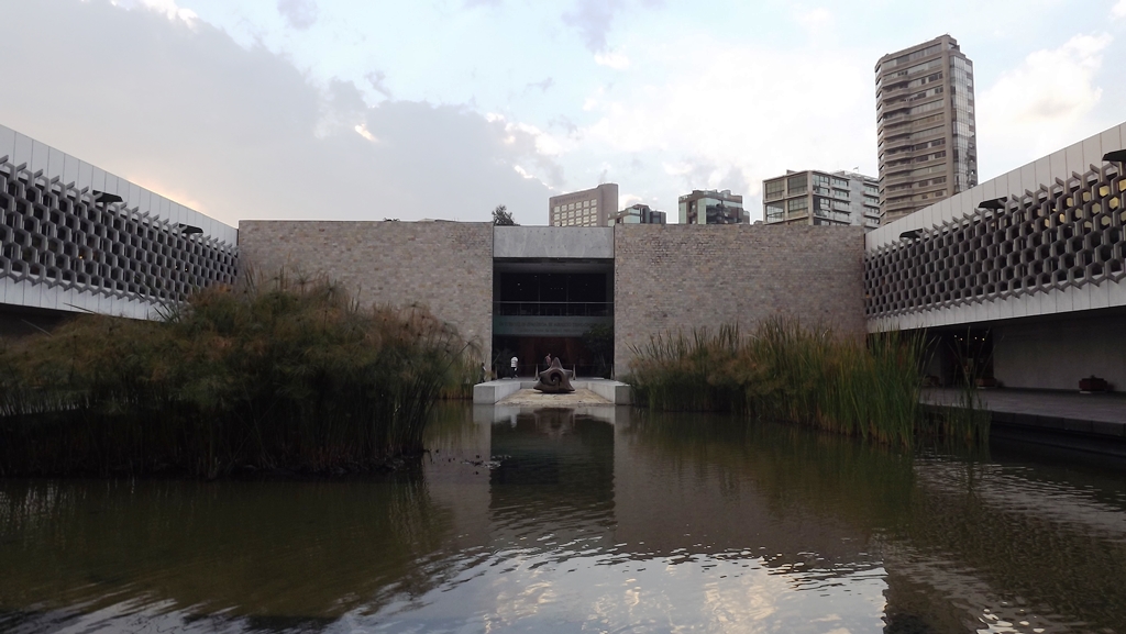 Patio central del Museo Nacional de Antropología, fotografía de archivo del 18 de febrero de 2015.