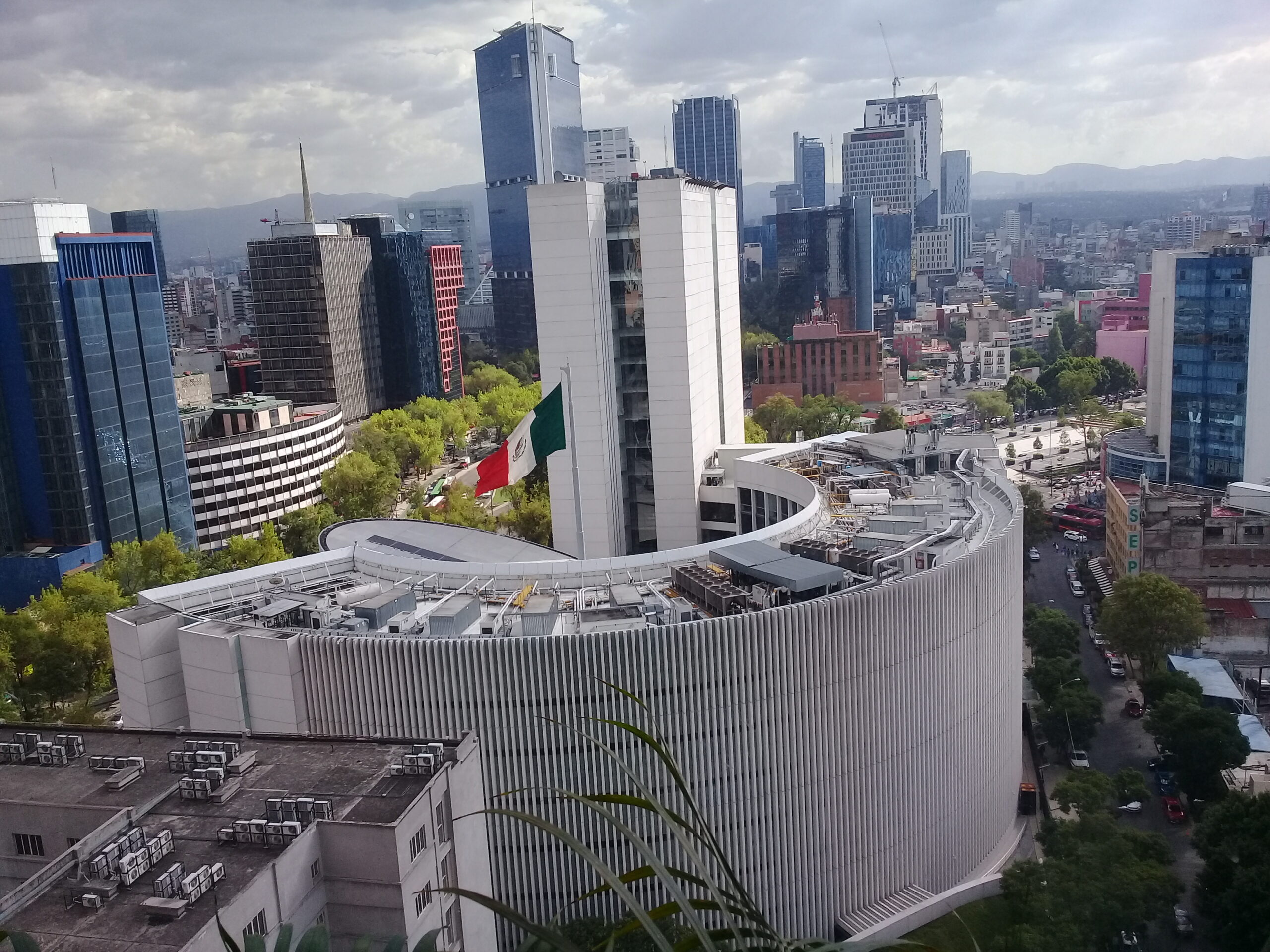 Vista de la sede del Senado de la República en Ciudad de México, fotografiada el 24 de julio de 2018