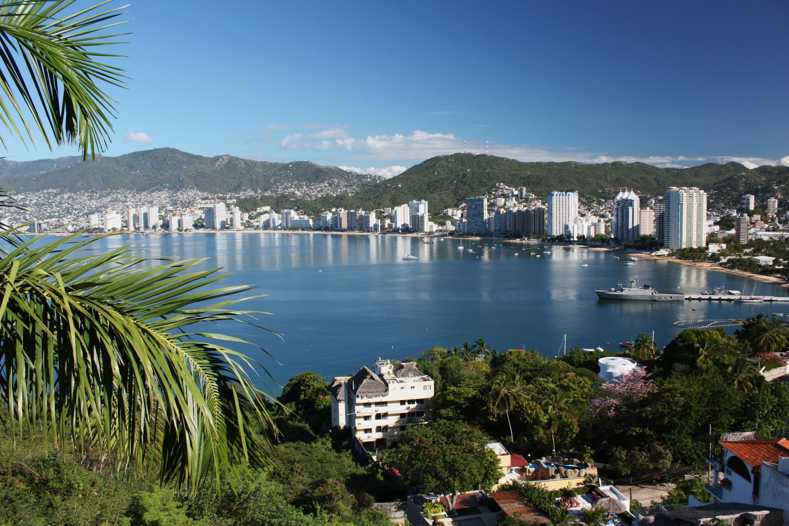 Bahía de Acapulco fotografiada por Sally el 7 de febrero de 2010.
