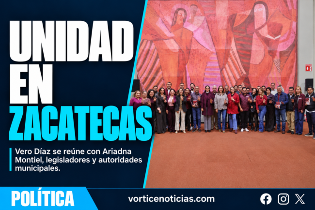 VERÓNICA DÍAZ REFUERZA UNIDAD CON ARIADNA MONTIEL EN ZACATECAS