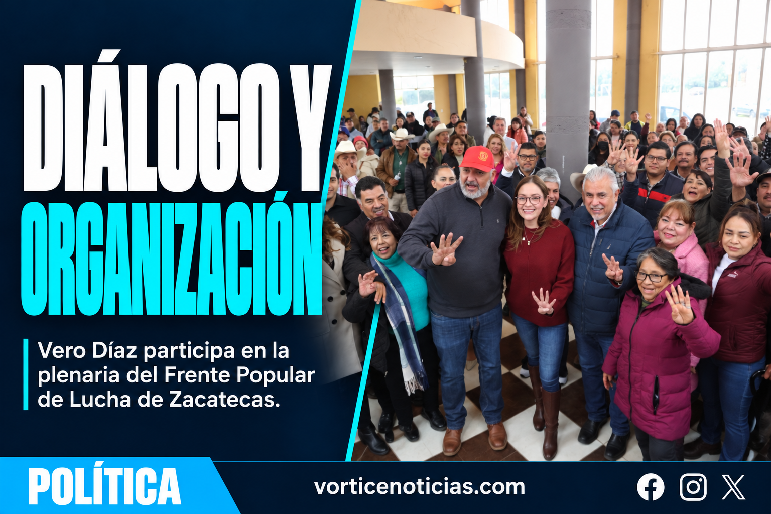 VERÓNICA DÍAZ PARTICIPA EN PLENARIA DEL FRENTE POPULAR DE LUCHA