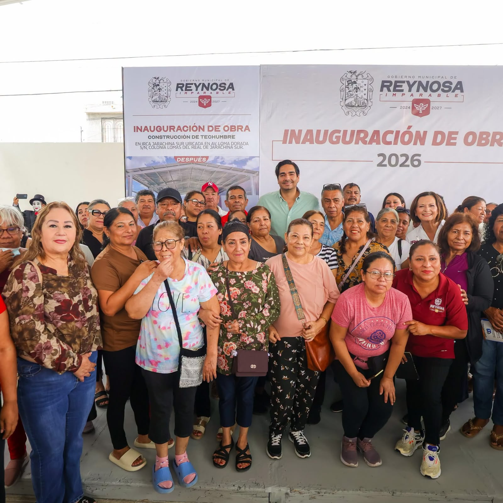 CARLOS PEÑA ORTIZ INAUGURA TECHUMBRE EN EL IRCA JARACHINA