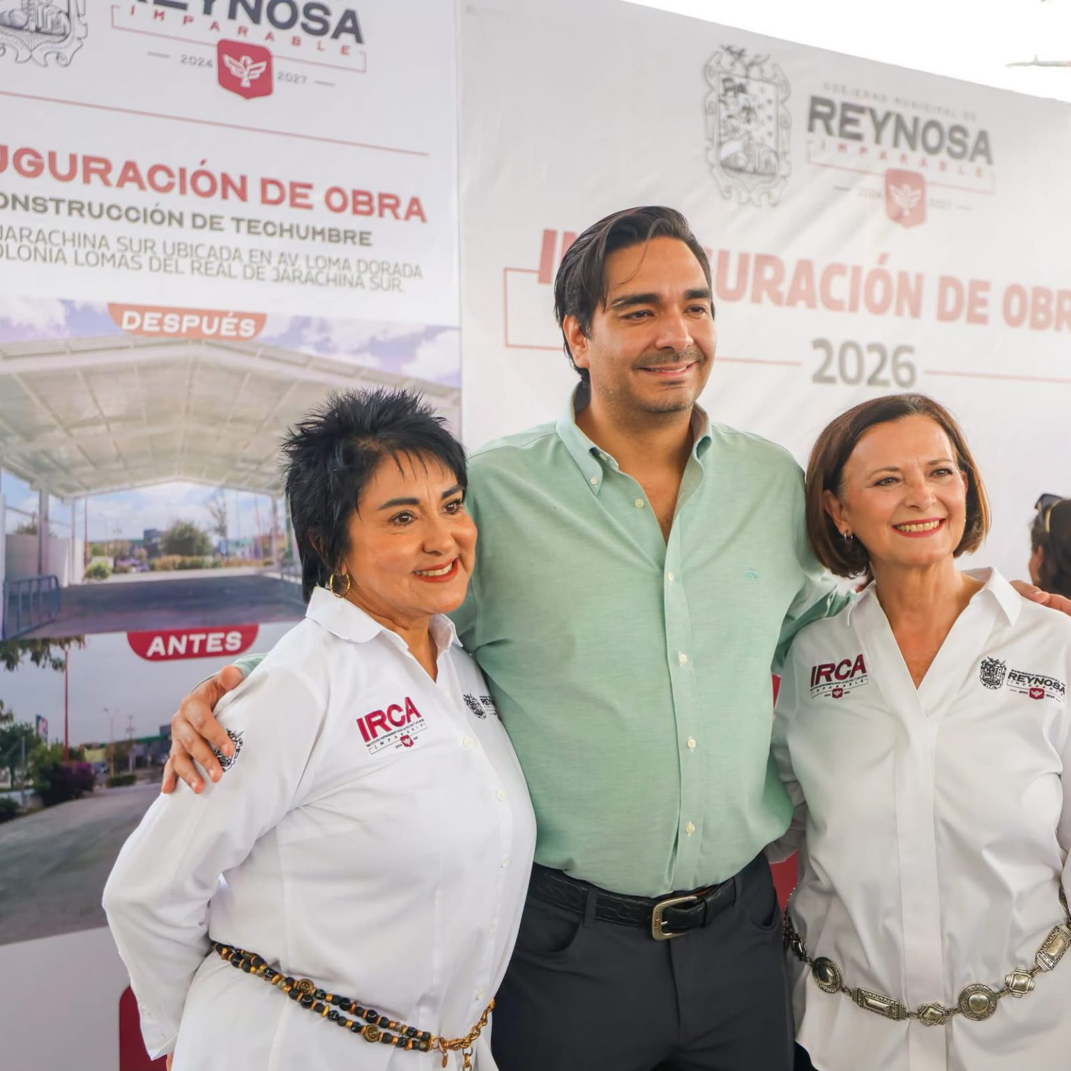 CARLOS PEÑA ORTIZ INAUGURA TECHUMBRE EN EL IRCA JARACHINA