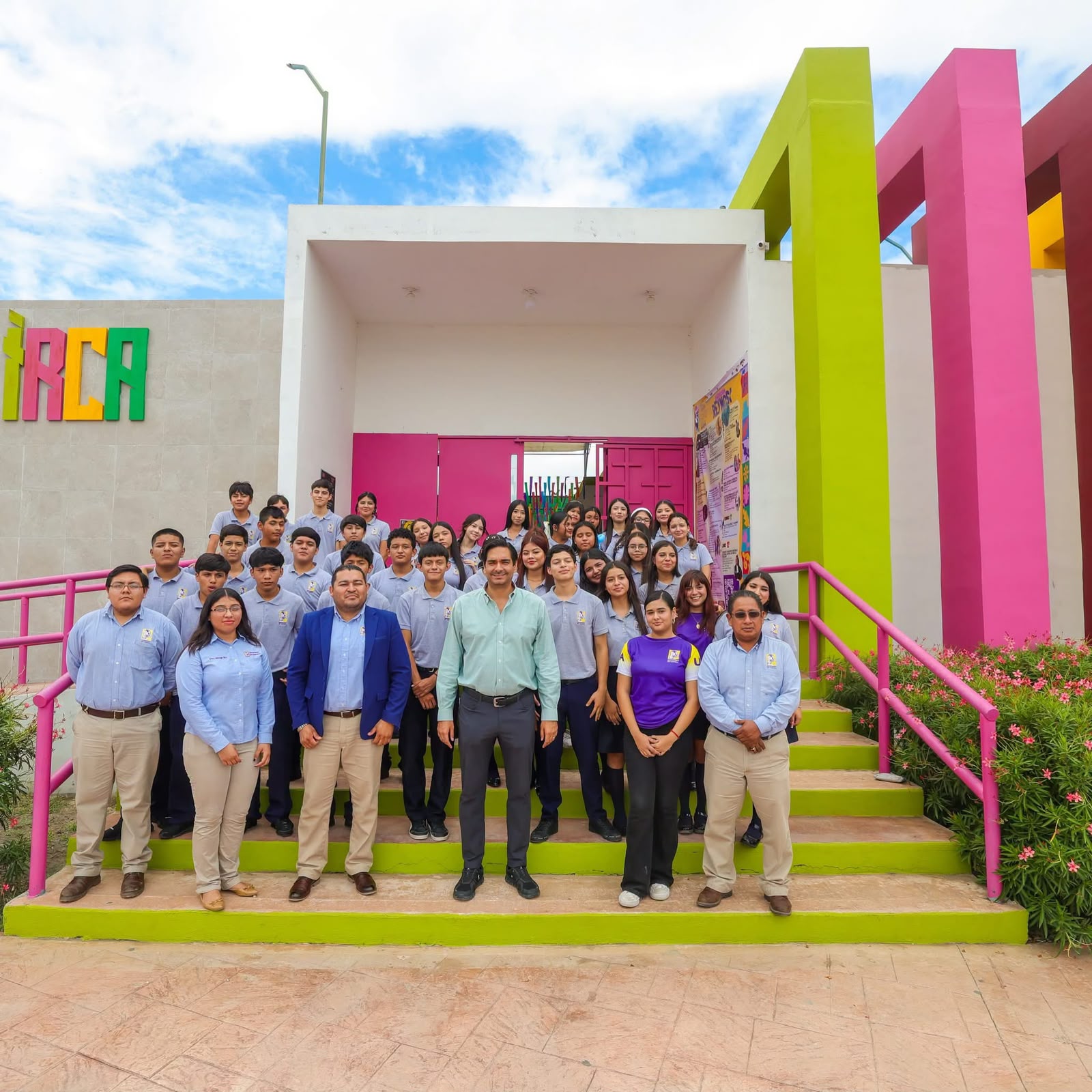 CARLOS PEÑA ORTIZ INAUGURA TECHUMBRE EN EL IRCA JARACHINA