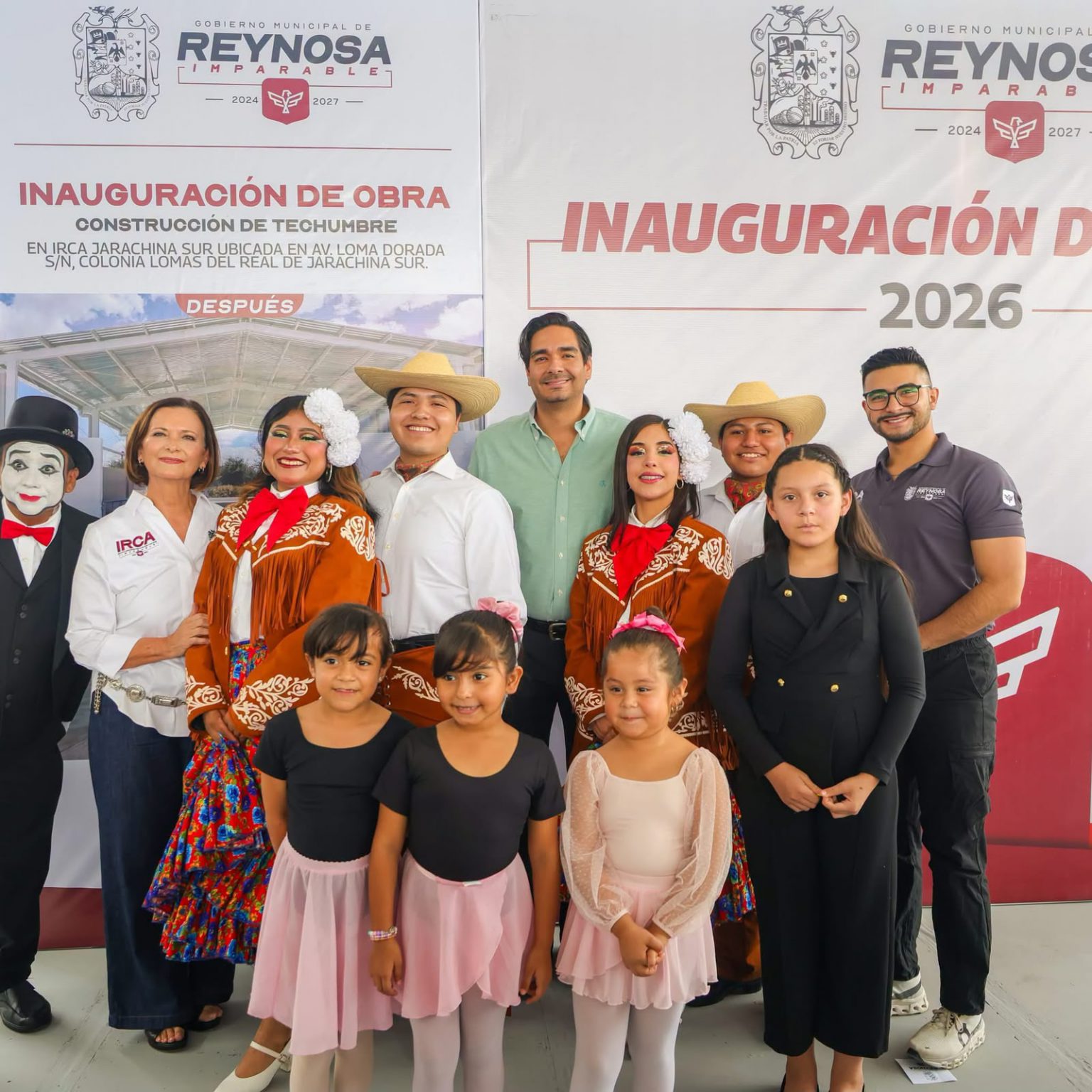 CARLOS PEÑA ORTIZ INAUGURA TECHUMBRE EN EL IRCA JARACHINA